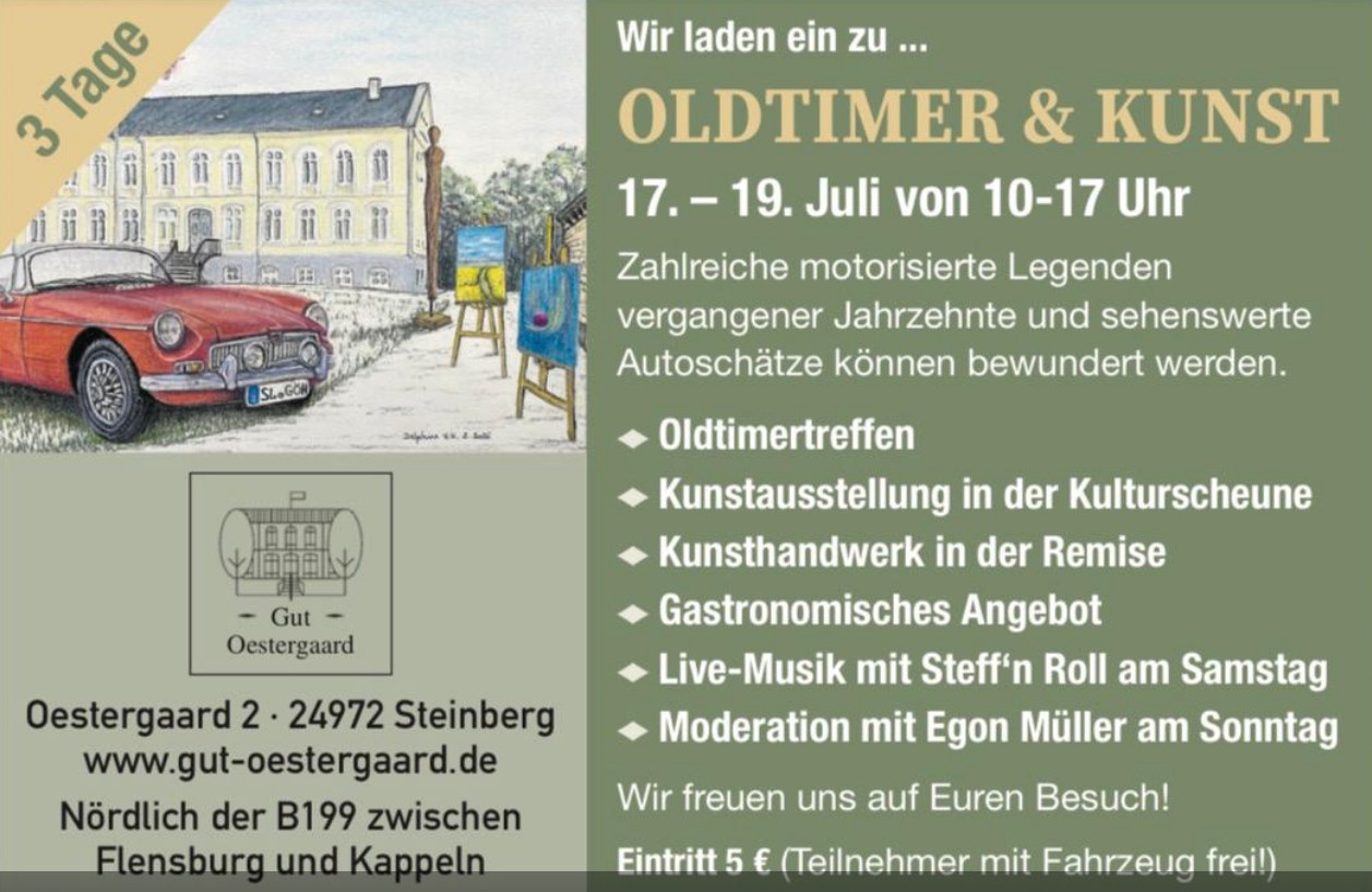 2026-07-17 Oldtimer & Kunst - Gut Oestergaard Banner